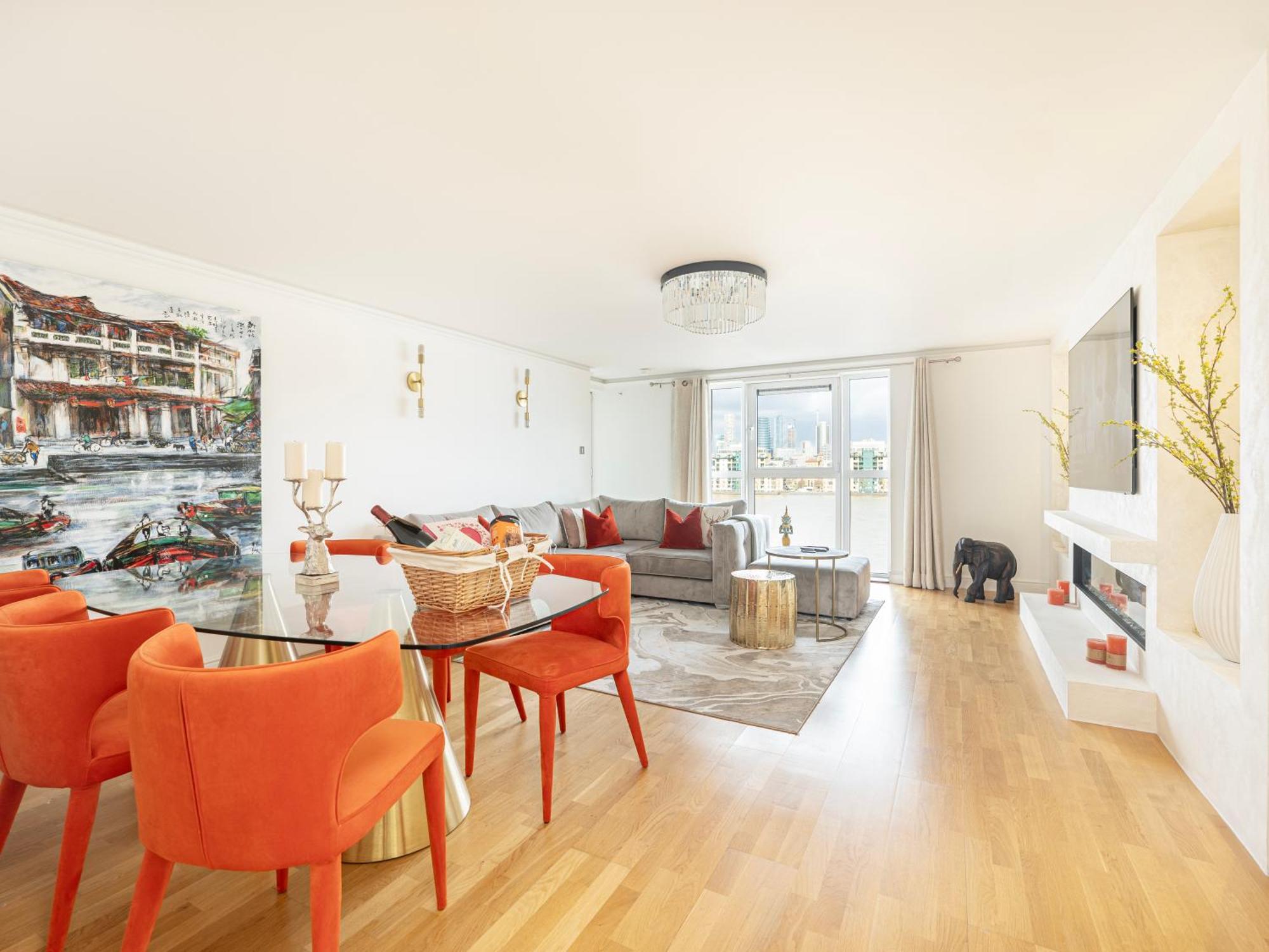 The View Greenwich - Luxury River Thames Apartment Londra Dış mekan fotoğraf
